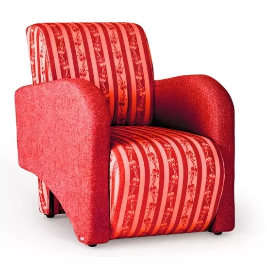 Fotoliu Panmobili Titi New, Red/White