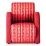 Fotoliu Panmobili Titi New, Red/White