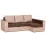 Canapea de colț Panmobili New C, Brown/Beige