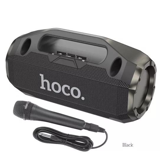 Колонка портативная Hoco HA3 Drum Black
