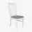 Set de mobilă Eva Gloria White + 4 Wenyi R White/NV-10WP Grey