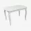 Set de mobilă Eva HV-29V White + 6 Wenyi White/NV-10WP Grey