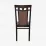 Set de mobilă Eva HV-31N Chocolate + 8 Deepa R Chocolate/F-789 Brown