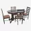 Набор мебели Eva HV-31N Chocolate + 4 Gloria Chocolate/F-789 Brown