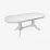 Set de mobilă Eva HV-33V White + 6 Wenyi White/NV-10WP Grey