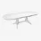 Set de mobilă Eva HV-33V White + 6 Wenyi White/NV-10WP Grey