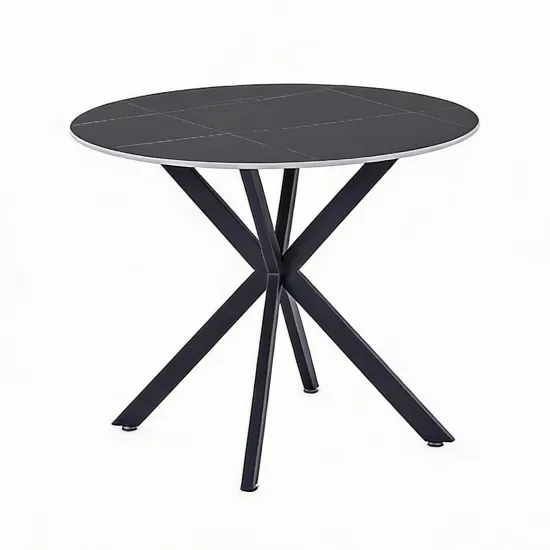 Стол обеденный Yasen T2492, Ø90 см, Black