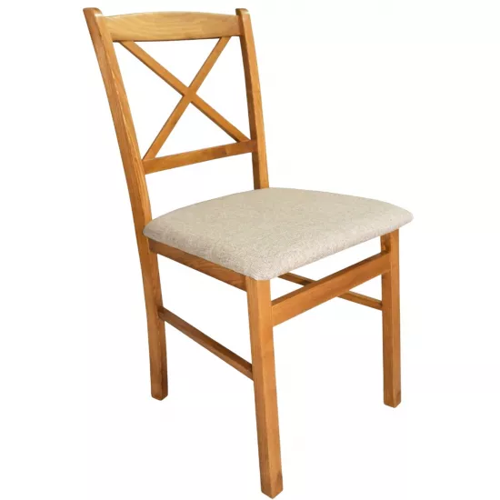 Стул Viitorul ST1, Дуб Светлый/Мешковина Бежевый