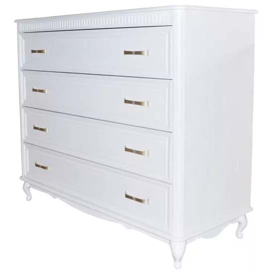 Комод Viitorul Serenada 4 (126,6 см), Белый