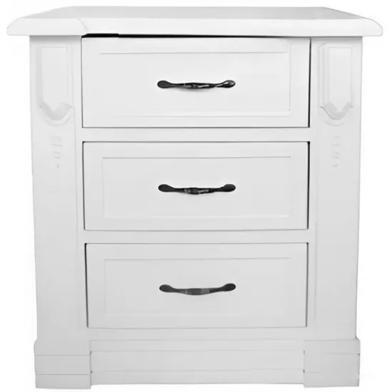 Noptieră Viitorul Serenada 3 (55 cm), Alb