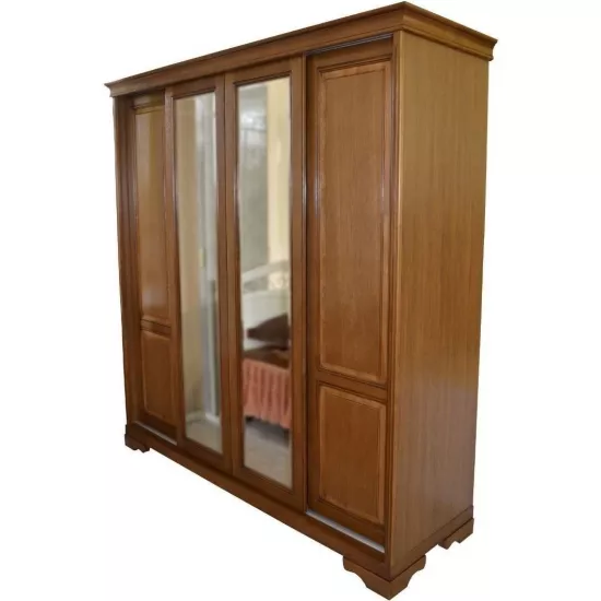 Dulap glisant Viitorul Serenada (212x65x210 cm) cu 4 usi, Stejar Deschis