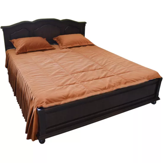 Кровать Viitorul Rotemburg низкая, 160 x 200 см, Дуб Темный