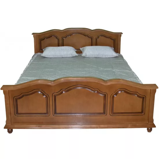 Кровать Viitorul Rotemburg Высокий, 160 x 200 см, Дуб Светлый