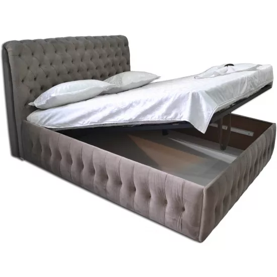 Кровать Viitorul P, 160 x 200 см, ткань/дуб