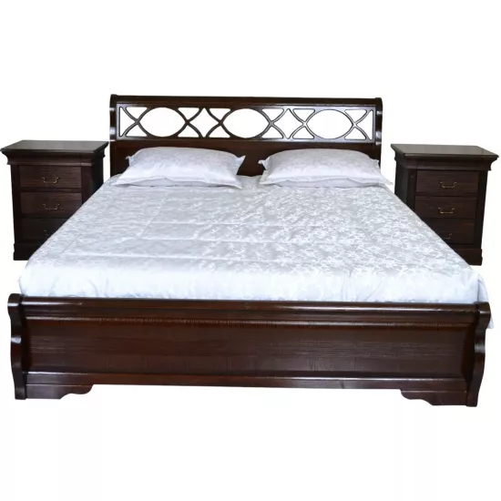 Кровать Viitorul Serenada, 160 x 200 см, Дуб Темный