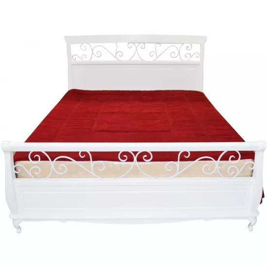 Кровать Viitorul Serenada 4, 160 x 200 см, Белый