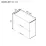 Modul superior Ambianta Bonita MS1 800, MDF, Alb