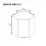 Modul superior Ambianta Bonita MS8 600 de colt, MDF, Alb