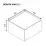 Modul superior Ambianta Bonita MM 600, MDF, Alb