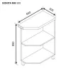 Modul inferior Ambianta Bonita MI6 300, , Alb