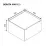 Modul superior Ambianta Bonita MM 600, MDF, Catania