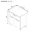 Modul inferior Ambianta Bonita MI9 800, MDF, Catania