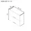 Modul superior Ambianta Bonita MS1 600, MDF, Ivory