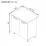 Modul inferior Ambianta Bonita MI5 800, MDF, Ivory