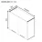 Modul superior Ambianta Bonita MS5 800, MDF, Antracit