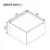 Modul superior Ambianta Bonita MM 600, MDF, Antracit