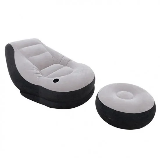 Кресло надувное с пуфиком Intex Ultra Lounge 68564
