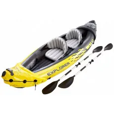 Caiac Intex Explorer K2 cu vâsle și pompă (68307) Caiac Intex Explorer K2 cu vâsle și pompă (68307)