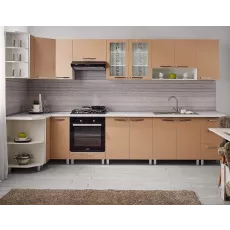 Кухня Ambianta Fresh 3.5х1.2 м, ДСП, Cappuccino