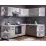 Кухня Ambianta Iris 2.4x1.8 м, ДСП, Белый Самоа