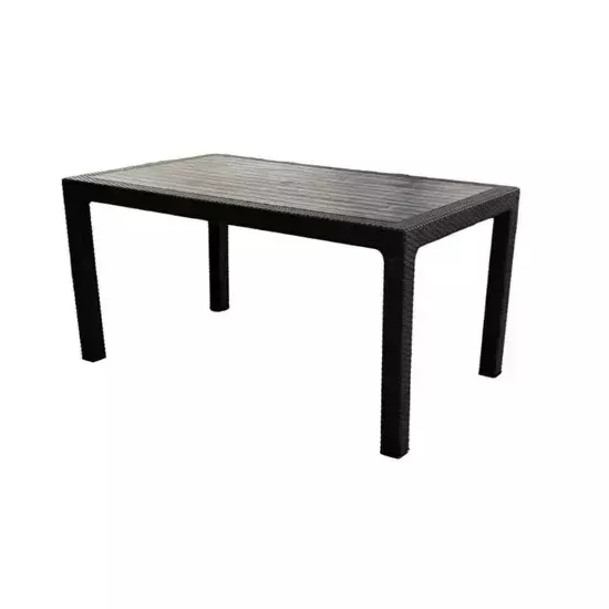 Masă de grădină Magnus Rattan, Gray