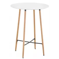 Стол барный Tempo Kondela Imam, White/Oak