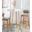Стол барный Tempo Kondela Imam, White/Oak