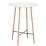 Стол барный Tempo Kondela Imam, White/Oak