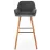Scaun Halmar H93, Dark Gray/Nut