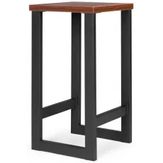 Scaun Modern Home PJJBS0025, Dark Brown/Black Scaun Modern Home PJJBS0025, Dark Brown/Black