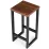Scaun Modern Home PJJBS0025, Dark Brown/Black
