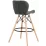 Scaun Sunrise B-07 PU, Gray/Beech