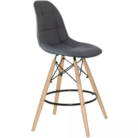 Стул Sunrise B-04 PU, Gray/Beech
