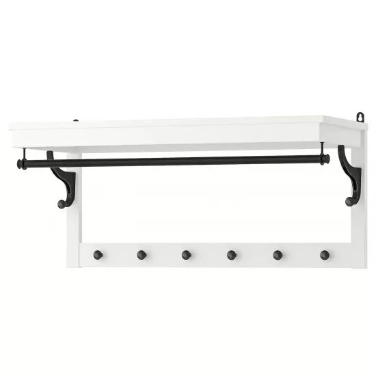 Cuier de perete Ikea Hemnes Alb