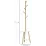 Cuier de podea Homcom 837-306V00ND White/Oak