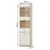 Vitrina Mobhaus Teyo 1D1W1S (50 cm), White/Sonoma Oak