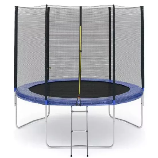 Trambulină Action One High Quality 5751, 244 cm, plasă externă, Blue