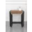 Set masute pentru reviste Fabulous Metal Nesting, Pine/Black
