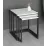 Set masute pentru reviste Fabulous Metal Nesting, White/Black