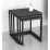 Set masute pentru reviste Fabulous Metal Nesting, Anthracite/Black